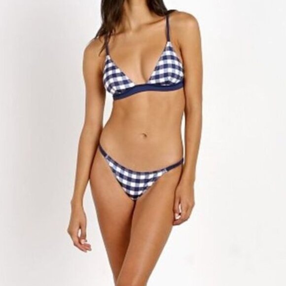Solid and Striped Morgan Gingham Bikini - Picture 1 of 2